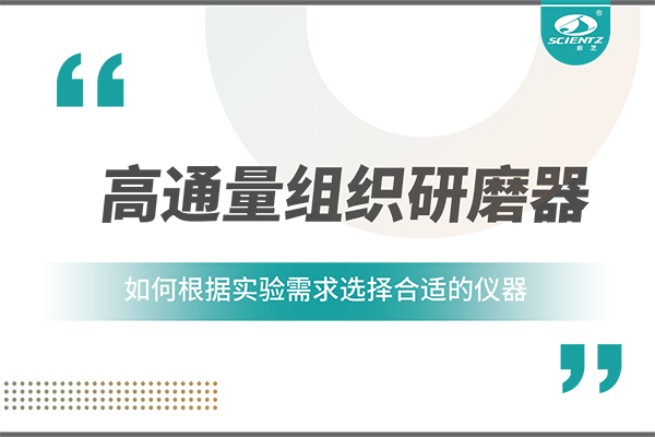 一文讀懂：如何根據(jù)實驗需求選擇合適的高通量組織研磨器？